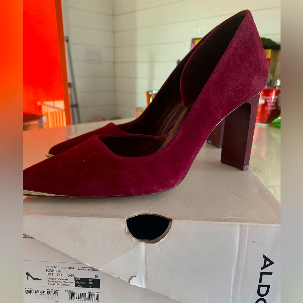 Aldo Koilla burgundy pump 8.5